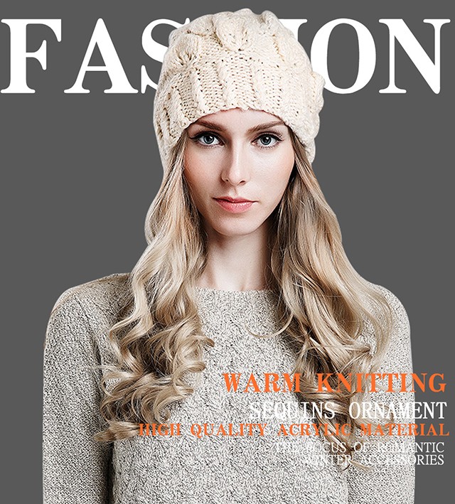 秋冬保暖又時髦，一頂針織帽就足夠！